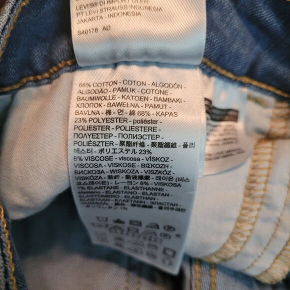 Levi's Jeans Size 31 Mid Rise Skinny Medium Light Wash Stretch Western Denim - Picture 4 of 11